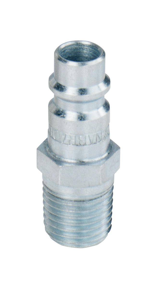 Dynabrade 95675 accessory plug, 1/4 inch male, used for power tool connections, shown in close-up on a clean background.
