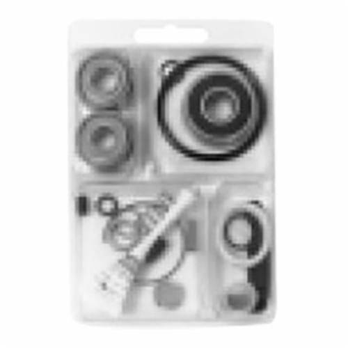 Dynabrade 57525 repair kit with tools and components for equipment maintenance, displayed in a clear view.