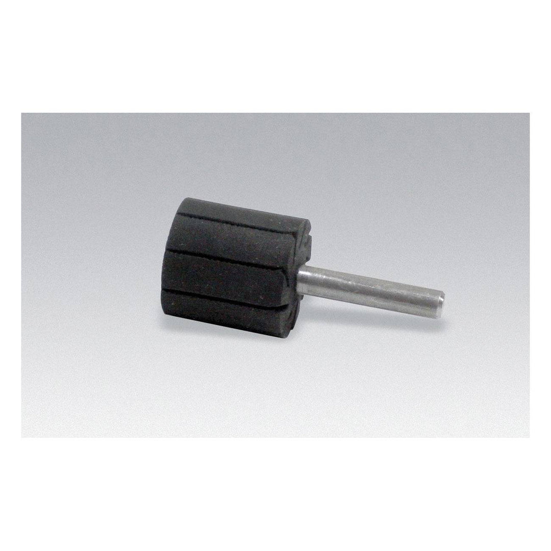 Dynabrade 92918 2x2 Slotted Wheel for power tools, featuring a slotted design for efficient grinding and surface finishing.