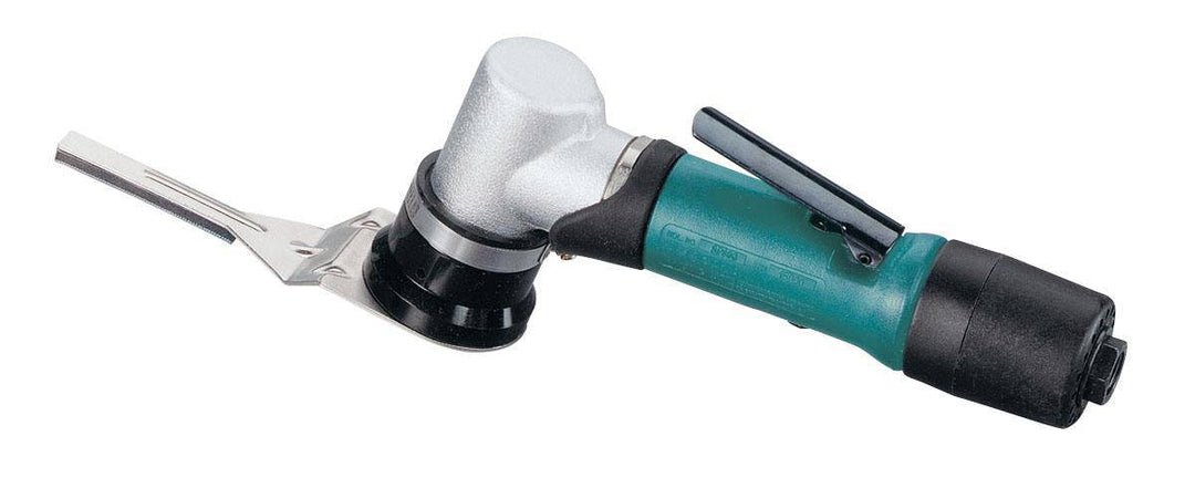 Dynabrade Dynafine Finger Sander with 12 HP, 7-degree offset, 15000 RPM, 1/32 inch orbit, rear exhaust, specialty sander.