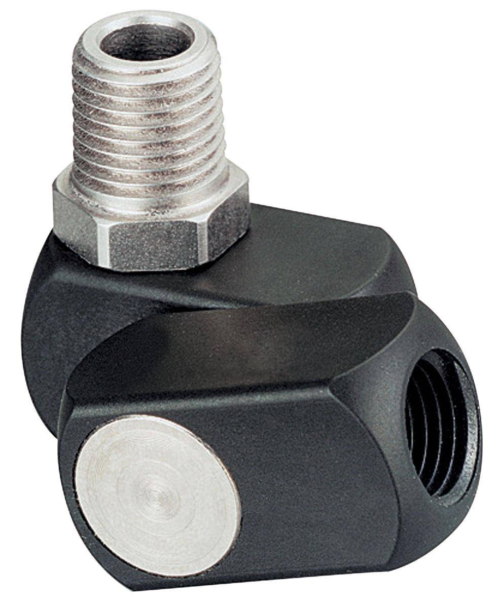 Dynabrade 94300 composite swivel with 1/4 inch connection, used for flexible tool attachment and rotation in power tools.