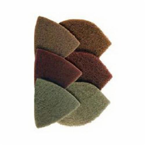 Dynabrade Dynabrite 93931 - Triangular Medium Maroon Hook-Face Non-Vacuum Dynabrite Dynafine Disc - eGrimesDirect
