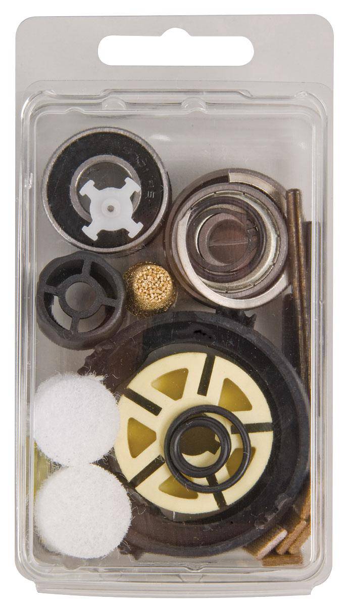 Dynabrade 96044 tune-up kit with various replacement parts for power tools, displayed in a compact, organized layout.