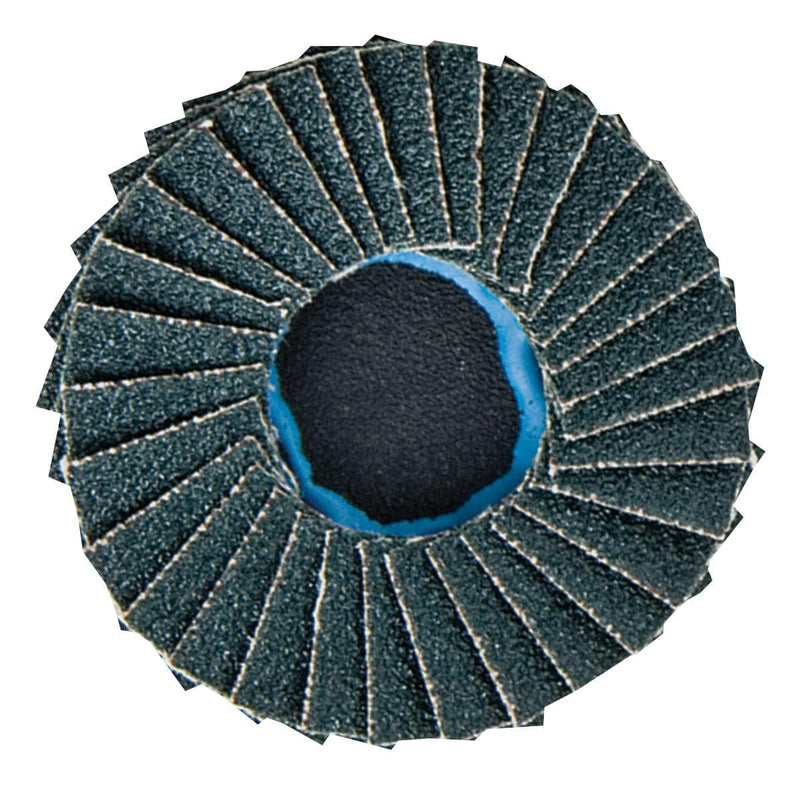 Dynabrade Dynacut 90924  -  3 Inch Quickchange Non-Vacuum Locking-Type Disc 40 Grit Zirconia Alumina - eGrimesDirect