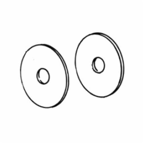 Dynabrade 13019 wheel flange set, two-piece pack, durable metal flanges for power tool attachment and wheel assembly.