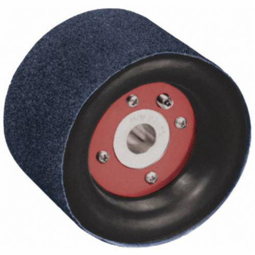 Dynabrade Dynacushion pneumatic wheel, 5-inch diameter, 2-3/4 inch width, standard Dynacushion wheel for industrial tools.