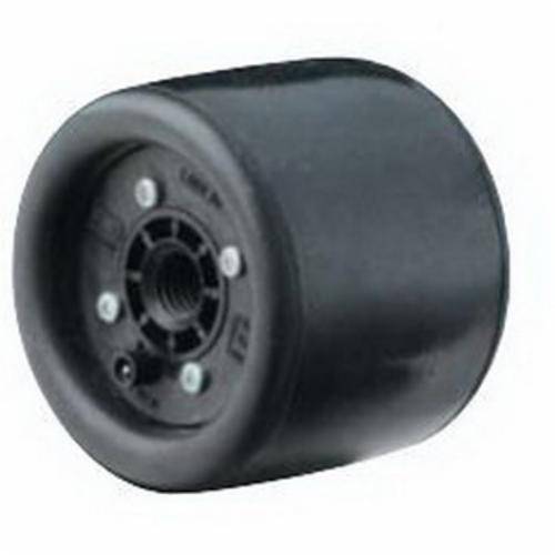 Dynabrade Dynacushion 92825 pneumatic wheel, 3-1/4x3 standard Dynacushion wheel with rubber tread for industrial tools.
