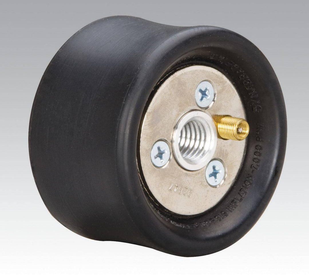 Dynabrade Dynacushion 92847 pneumatic wheel, 3x2-1/4 inch standard Dynacushion wheel for pneumatic tools.
