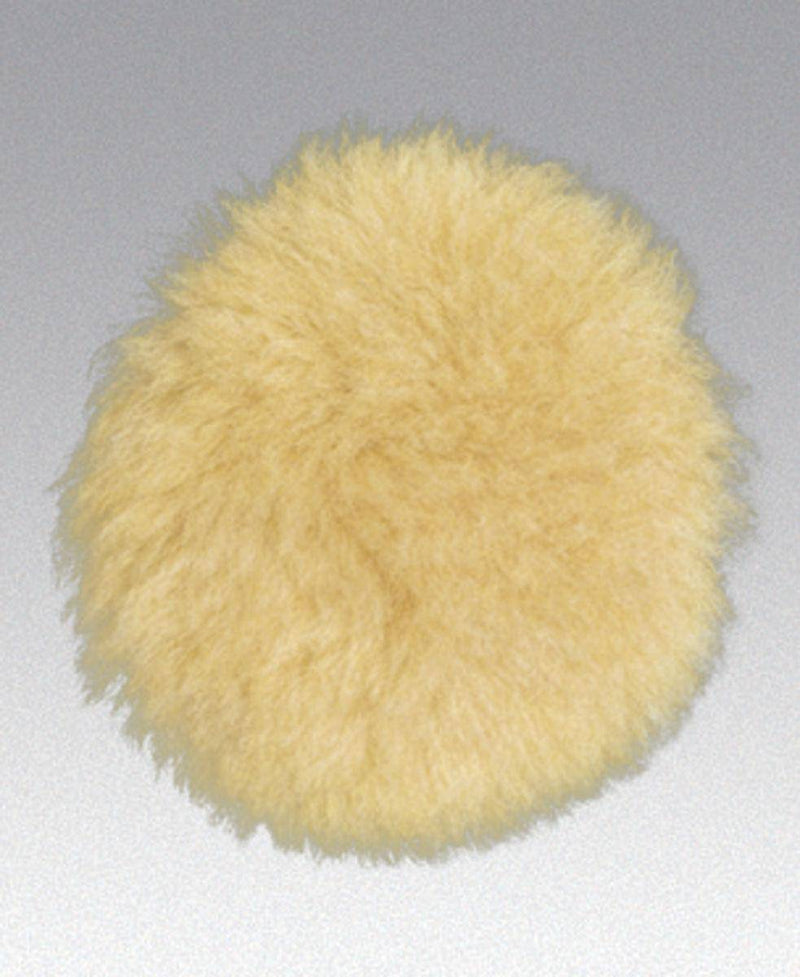 Dynabrade 90034 - 3-1/2 Inch Diameter Polishing Pad Natural Sheepskin Wool - eGrimesDirect