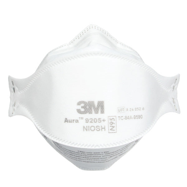 3M Aura 9205+ - Healthcare N95 Particulate Respirator | Ultra-Lightweight Three-Panel Flat-Fold Design | NIOSH Approved | Box of 20 Units (Inventory Sell-off Expires March 2027) While Supplies Last! 7100232219