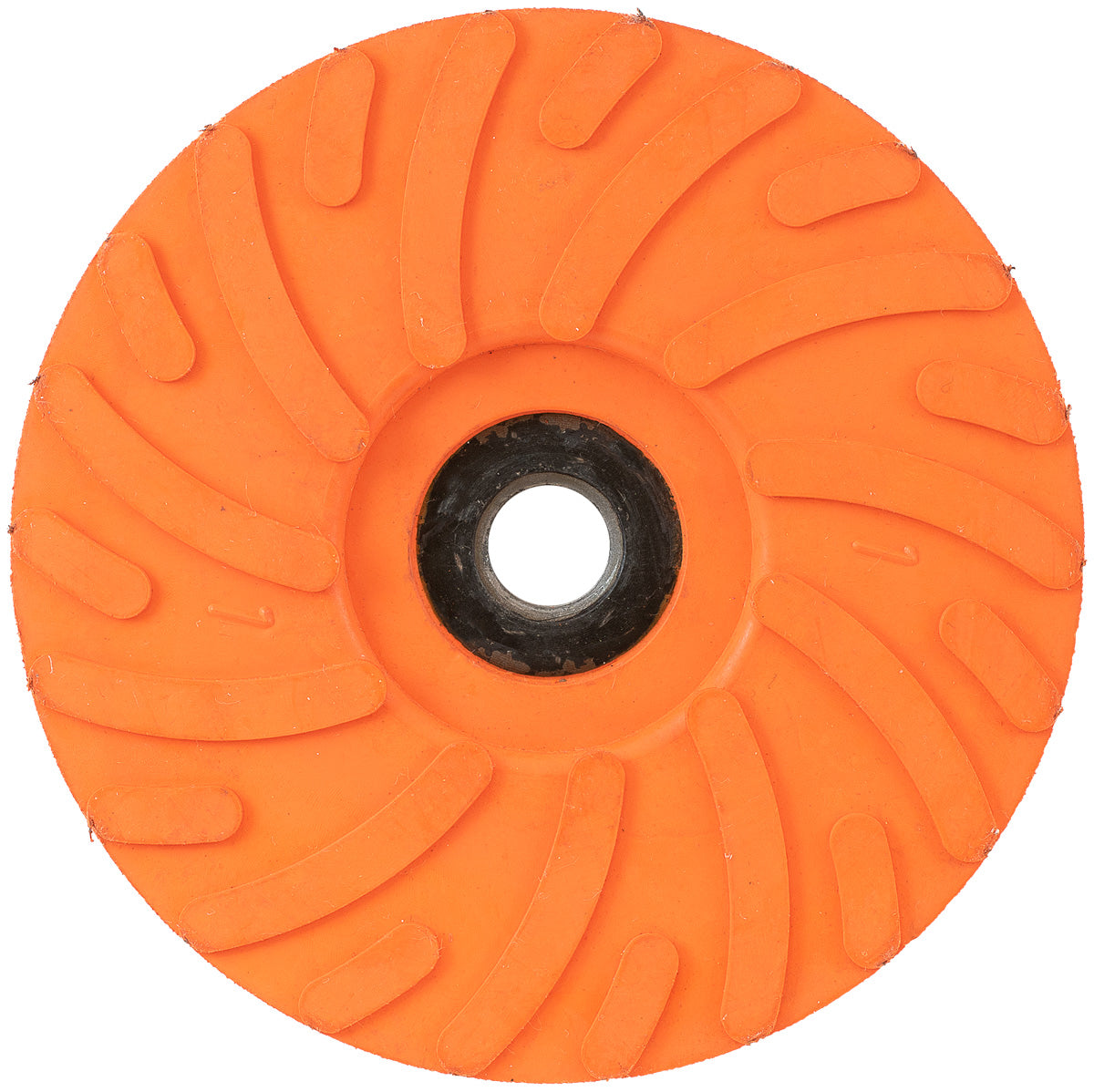 WALTER 15D154 rubber backing pad with 5x5/8-11 threaded connection, used for polishing and grinding applications.