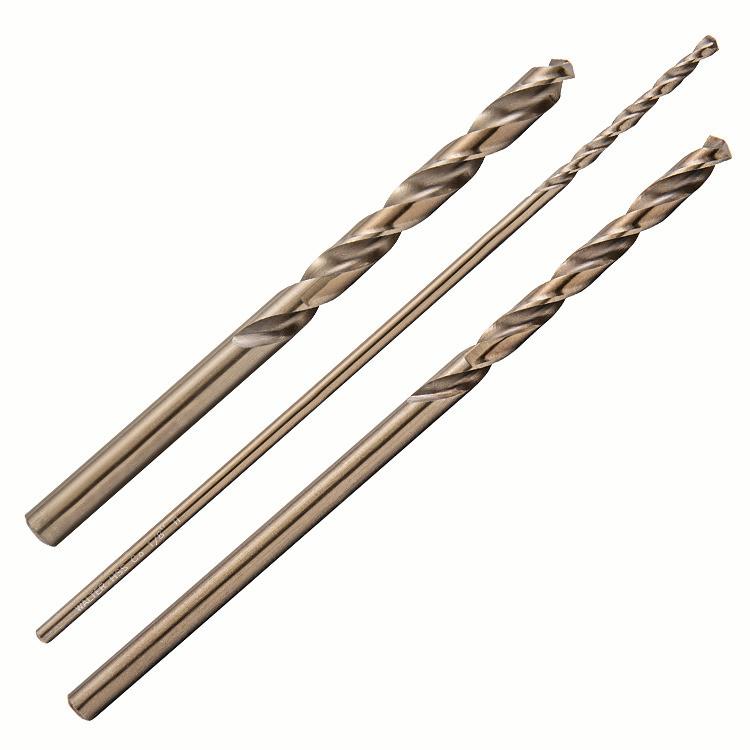 WALTER 01F508 1/8-inch stainless steel drill bit with 6-inch extension and E-tension for precise drilling applications