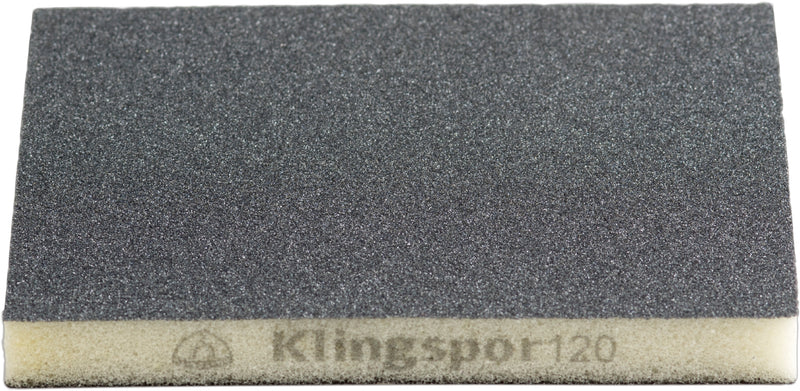 Klingspor 327476 - Flexible Double-Sided Sanding Sponge 5 Inch x 4 Inch x 1/2 Inch (80 grit) - eGrimesDirect
