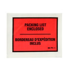 3M FC-1 - Packing List Envelope Bilingual 4 1/2 in x 5 1/2 in 10 7000142837 - eGrimesDirect