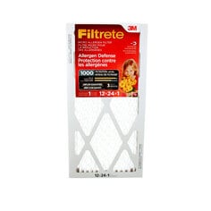 3M 9820DC-6-C - Filtrete Allergen Defense Micro Allergen Filter MPR 1000 12 in x 24 in x 1 in 3M 7100050039 7100050039 - eGrimesDirect