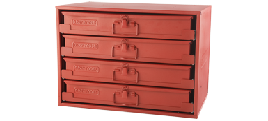 Gray 90005-PAK - 4 DRAWERS COMPARTMENT RACK WITH 4 COMPARTMENT BOXES GRAY TOOLS 90005-PAK - eGrimesDirect