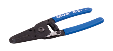 Gray B120 - PLIER WIRE CUTTER STRIPPER 6" - eGrimesDirect