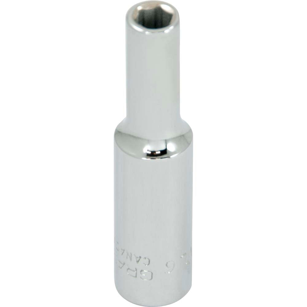 Gray VL10 - 5/16 Inch x 1/4 Inch Drive 6 Point Deep Length Chrome ...