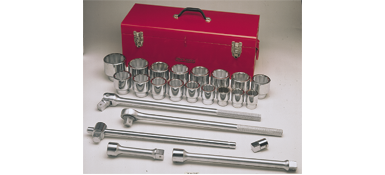 Gray XH25 - SOCKET SET 1" DRIVE 12 POINT 24 PIECES GRAY TOOLS XH25 - eGrimesDirect