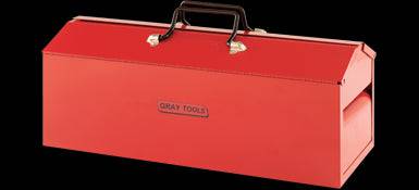 Gray 21-inch hand box from Gray brand, featuring a sturdy design and practical handle for secure storage and transport.