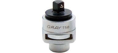 Gray T58 - 3/8 Inch Drive Reversible Ratchet Adapter 2-1/4 Inch Long - eGrimesDirect