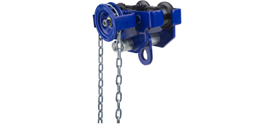 Gray GT-0.5 - 0.5 Ton Capacity Geared Trolley 8.2 Ft Chain - eGrimesDirect
