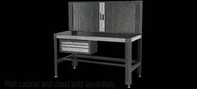 Gray 98001B workbench from Gray, sturdy with a spacious surface, ideal for workshops and DIY projects.
