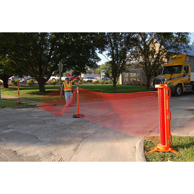 Ideal Whs Innovations 70-7000 - Rapidroll - Outdoor Portable Barrier System - 50' 3-Legged System - eGrimesDirect