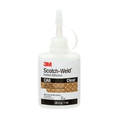 3M Scotch-Weld CA8-1OZ - Instant Adhesive CA8 in Clear - 1 oz (28.3 g) 7000046526 - eGrimesDirect
