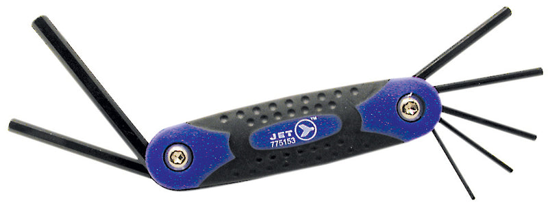 Jet 7 Piece Metric Folding Hex Key Set