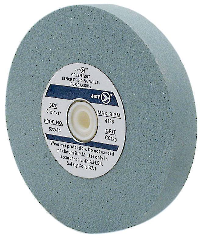 Jet GC675F - 6 X 3/4 X 1 Gc120 Bench Grinding Wheel - eGrimesDirect