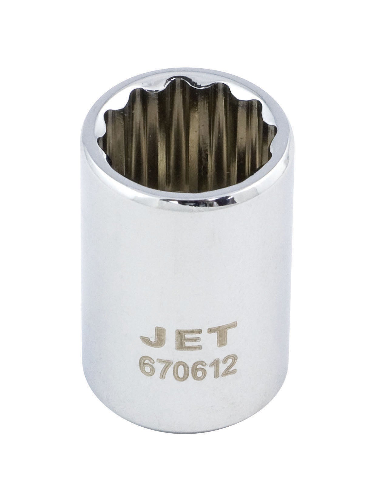 Jet 670610 - 1/4 Inch Dr X 10Mm Regular Chrome Socket 12 Point ...