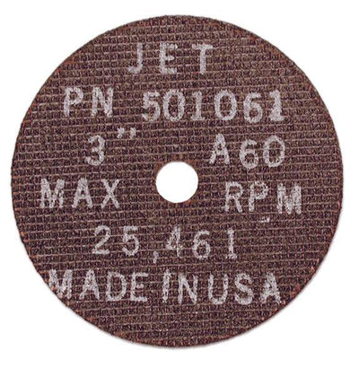 JET POWERPLUS 501052  -  Type 01 Cut-Off Wheel 2 Inch x 1/16 Inch x 3/8 Inch (A60) - eGrimesDirect
