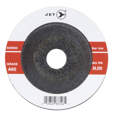 JET Power Abrasive 500803  -  Type 27 Grinding Wheel 2 Inch x 3/16 Inch x 3/8 Inch (A60) - eGrimesDirect