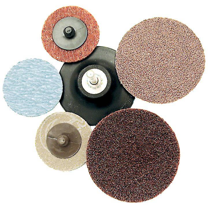 Jet 3 Inch Quickchange Cloth Type R Disc 80 Grit Aluminum Oxide