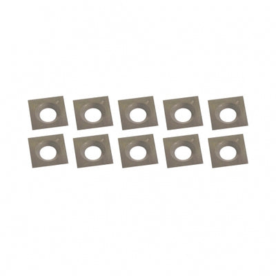 King Canada KW-104 - Cutter Insert Carbide Set 10 Fits Kc-525Fx Kc-530Fxr 15X 15X2.5mm - eGrimesDirect