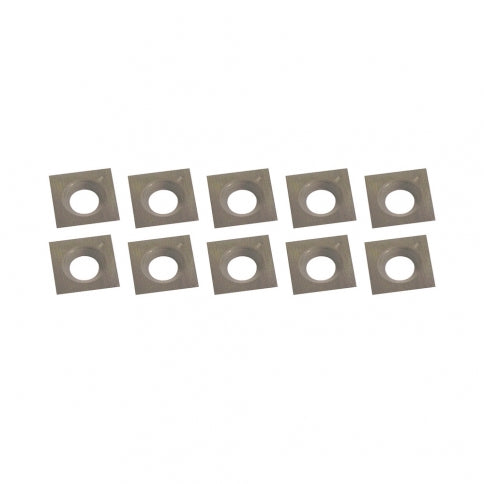 King Canada KW-104 - Cutter Insert Carbide Set 10 Fits Kc-525Fx Kc-530Fxr 15X 15X2.5mm - eGrimesDirect