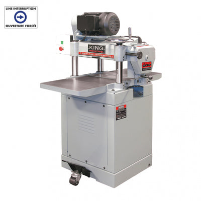 King Canada KC-382CFX - Planer 15 Inch 18 Amp. 220V - eGrimesDirect