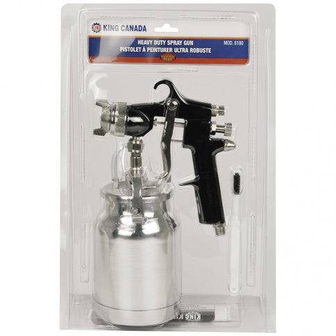 King Canada 8180 - Pneumatic Spray Guns Gun Kit - eGrimesDirect