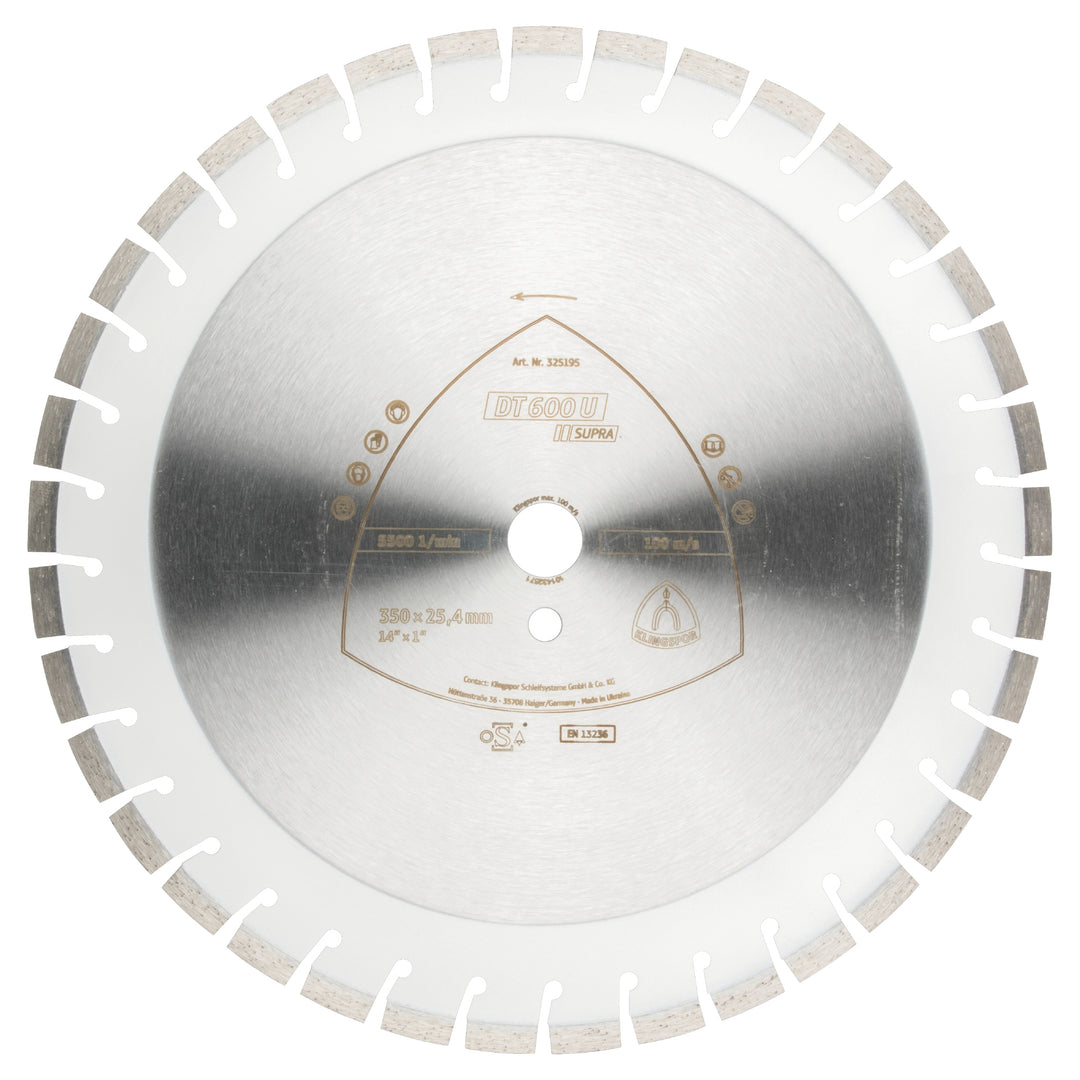 Klingspor 325184 - Diamond Wheels DT/SUPRA/DT600U/S/12X7/64X1/32K/10 Klingspor 325184 - eGrimesDirect