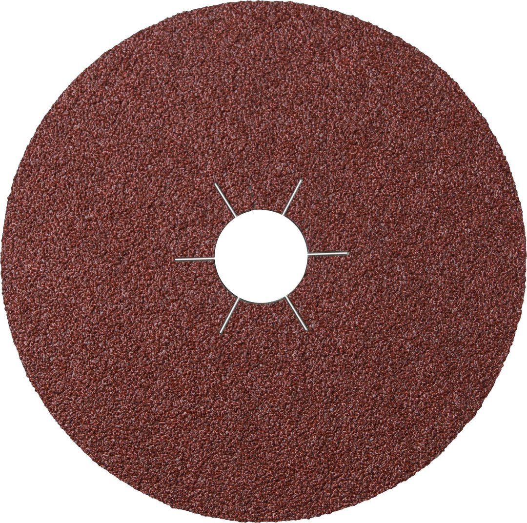 Klingspor 10981 Fibre Disc, 4.5-inch x 7/8-inch, 40 Grit aluminum oxide for grinding and surface finishing.