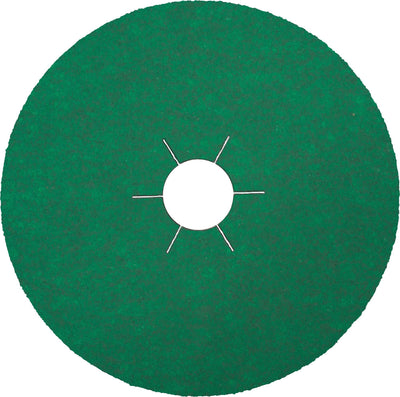 Klingspor 204100 - Fibre Disc 7 Inch x 7/8 Inch 36 Grit Hi-Pref Zirconia Alumina CS570 - eGrimesDirect