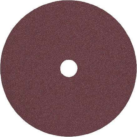 Klingspor Fibre Disc 65718, 4-inch aluminum oxide abrasive disc with 36 grit, for grinding and sanding applications.