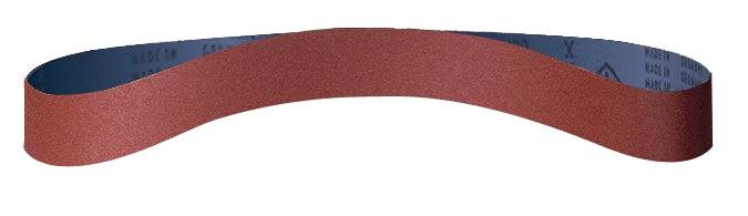 Klingspor 322533 1/2 inch x 18 inch sanding belt with 40 grit aluminum oxide, Y polyester backing, for file belt grinding.