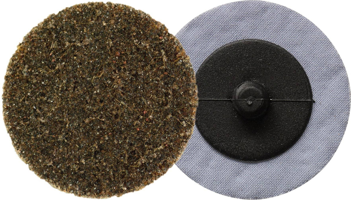 Klingspor Roloc Surface Conditioning Quick Change Disc QRC800, 2-inch medium grit for surface finishing and grinding.