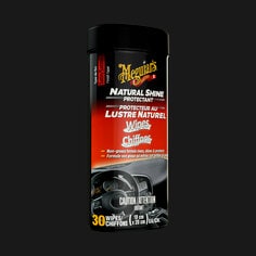 3M Meguiar G4100C - NATURAL SHINE PROTECTANT WIPES SATIN FINISH (7 Inch X 8 Inch) 7100216403 - eGrimesDirect