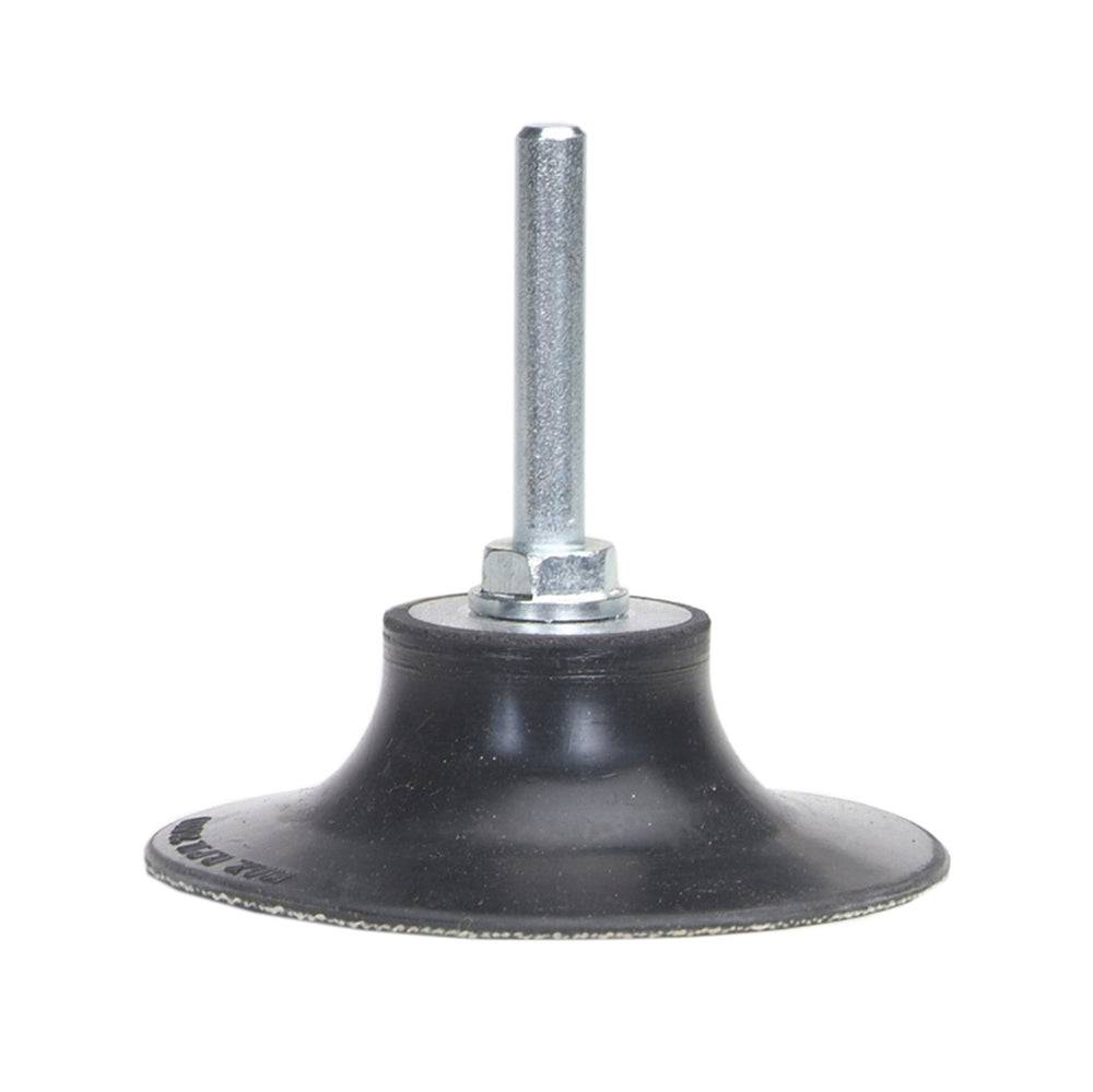 Merit 61625 backup pads for surface blending and preparation, soft density, compatible with quick change discs, shown on a work surface.