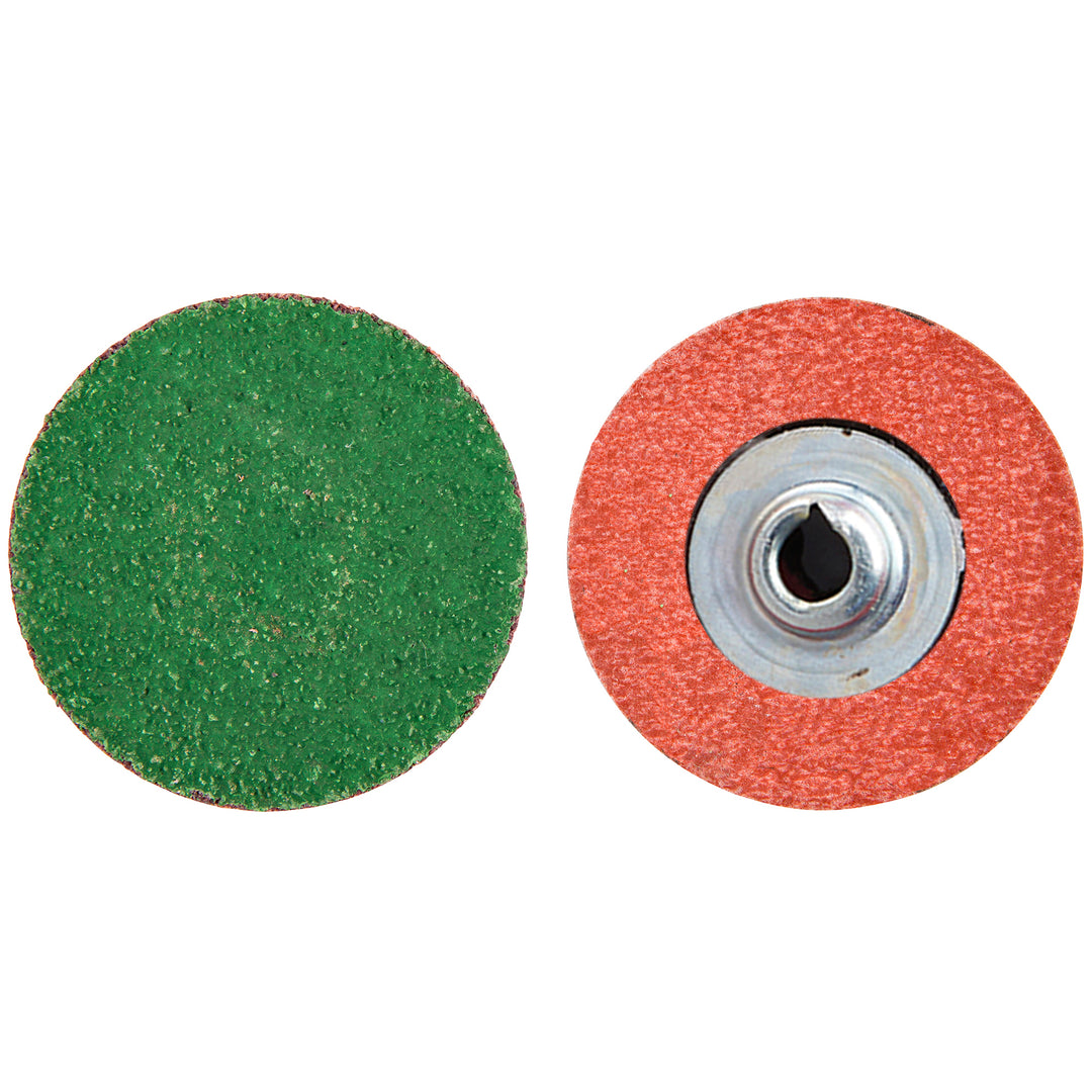 Merit 67069 - 2 Inch Quickchange Disc 80 Grit Zirconia Alumina Plus Zirconia Alumina 08834167069 - eGrimesDirect