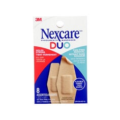 3M DSA-8CP-CA - Nexcare Duo Bandages Assorted Sizes 8/pack 3M 7100250875 7100250875 - eGrimesDirect