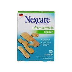 3M CS201-CA - Nexcare Ultra Stretch Bandages Assorted Sizes 50/Pack 3M 7100228841 7100228841 - eGrimesDirect